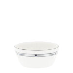 Bastion Collections Keramická miska White / Patterns Prúžky