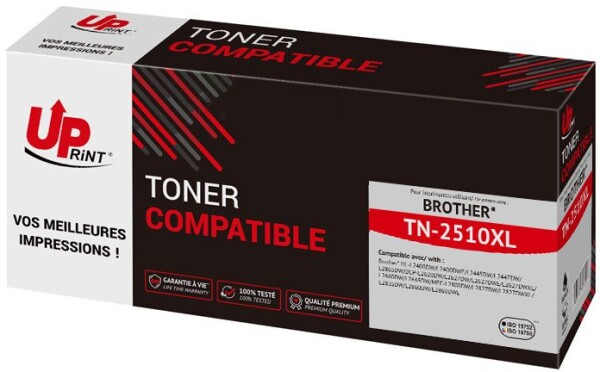 UPrint Uprint Brother TN2510XL Black 3584770723729