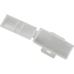 TRU COMPONENTS TC-MC2203-100 označovač káblov Druh montáže: káblové spony Potlačiteľná plocha: 43 x 19 mm prírodná 100 ks; TC-MC2203-100