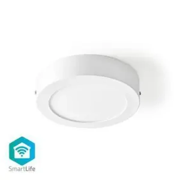 Nedis SmartLife Stropné svetlo / Wi-Fi / Studená biela / Teplá biela / Okrúhly / Priemer / 800 lm / 2700 - 6500 K / IP20 (WIFILAW10WT)