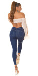 Sexy Skinny Jeans with patch pockets denimblue 42