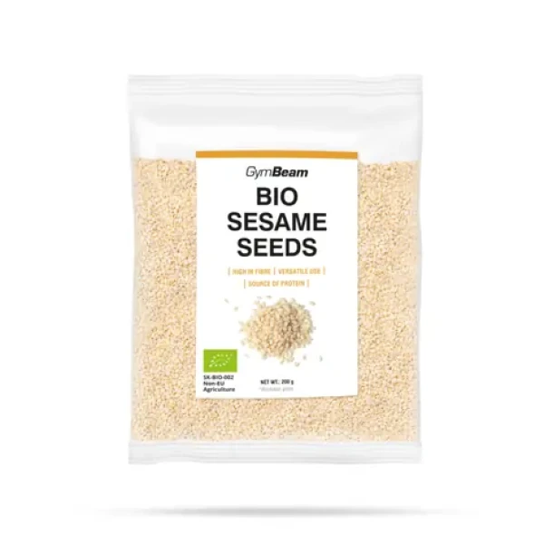 BIO Sezamové semienka lúpané - GymBeam (200 g) (105205-1-200g)
