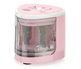 Peach PO102 ružová / Elektrické strúhadlo / 4X AA batérie / Detský zámok (511118)
