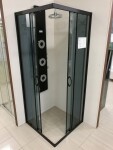 KERRA - Sprchová kabína Tiara Square 90x90 štvorcová (čierna) 5907548109392