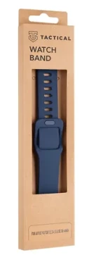 Tactical 790 Silikónový Remienok s Prackou pre Apple Watch 38 amp; 40mm Night modrá (8596311138898)