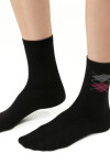 Dámske vzorované ponožky 099 černá 38-40