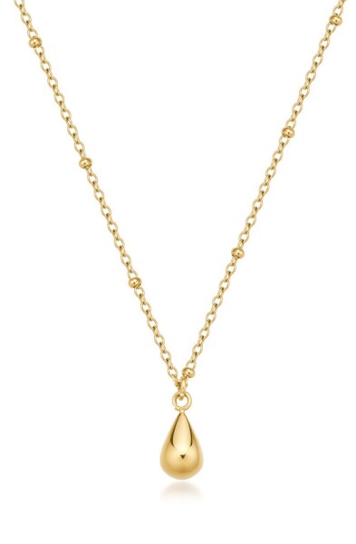 Brosway Nadčasový pozlátený náhrdelník Tear Drop Perfect BPC10