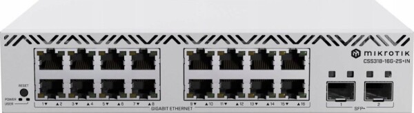 MikroTik NET SWITCH 24PORT 1000M 2SFP+/CSS318-16G-2S+IN MIKROTIK