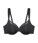 BMU Illusion Curve - Minimalizačná podprsenka pre hladkú siluetu Triumph BLACK 85C