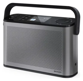 Sharp DR-P540 sivá / Prenosné rádio / DAB+/DAB/FM / Bluetooth 5.3 / LCD displej (DR-P540(GY))