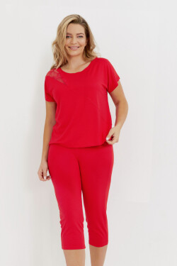 DÁMSKE PYŽAMO VELAR 740 Červená 2XL