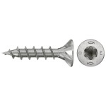 Fischer 574148 skrutky do drevotriesky 4 mm 30 mm TX Nerezová oceľ 200 ks; 574148