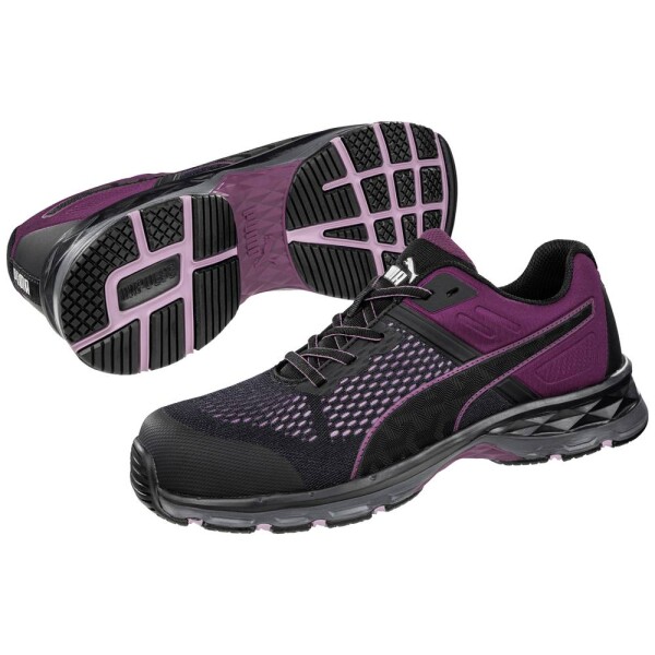 PUMA Define WNS Low 643920234000041 bezpečnostná obuv S1P Veľkosť topánok (EU): 41 čierna, purpurová 1 pár; 643920234000041