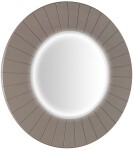 SAPHO - LUMIRO STRIP guľaté zrkadlo s LED osvetlením v ráme, priemer 90cm, agila LR950-4343S