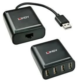 Lindy USB 2.0 Cat.5 Extender / USB 2.0 extender / 4× USB 2.0 / 60 m (42679)