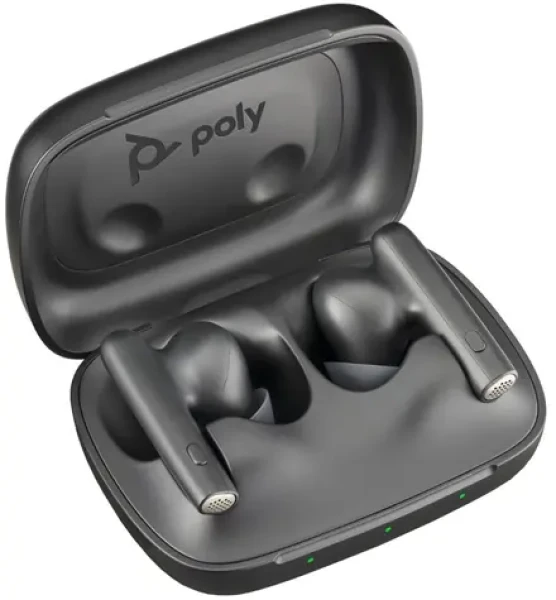 Poly Voyager Free 60 UC čierna / bezdrôtové slúchadlá do uší / mikrofón / BT 5.3 / USB-A / IP54 / ANC (220756-01)
