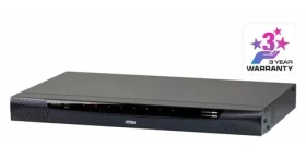Aten 8- Port 2-Bus CAT5e/6 KVM / KVM switch / 14x RJ-45 / USB/PS2 / 64 užívateľov / 1U (KN1108VA-AX-G)