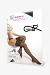 Pančuchy Gatta Michelle wz.03 15 den 1-4 nero 3/4-M/L