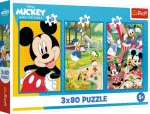 Trefl Puzzle Tím Mickey Mouse