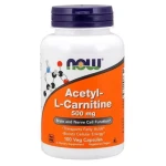 Acetyl L-karnitín 500 mg - NOW Foods (100 kaps.) (41302-1-100caps)