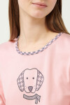 Vamp - Nočná košeľa s potlačou 21496 - Vamp pink peach 3XL