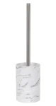 MSV TOSCANA WC kefa biela / keramická nádoba / mramorovaný vzor / 9,5 x 37 cm