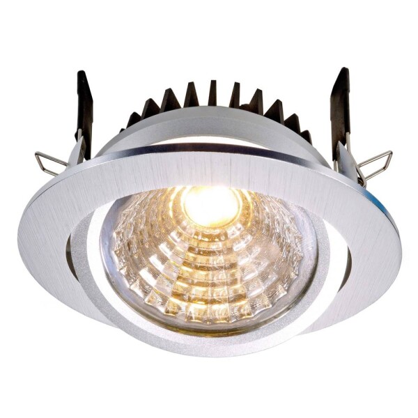 Deko Light 565070 COB 95 LED vstavané svetlo En.trieda 2021: F (A - G) pevne zabudované LED osvetlenie 10 W strieborná; 565070