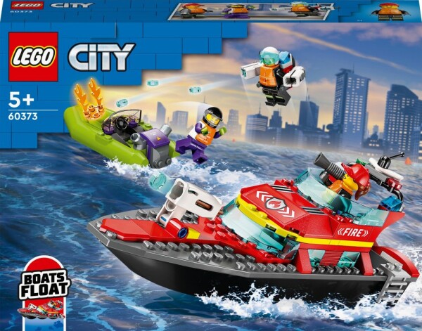 LEGO® City 60373 Hasičská záchranná loď a čln