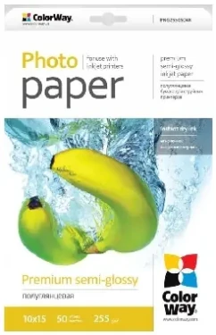 Colorway Fotopapier / Pololesknutý Premium / 10x15 / 255g/m2 / 50 listov (PNG2550504R)