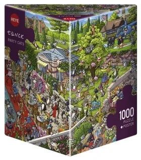 HEYE Puzzle Mačacia párty