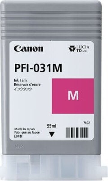 Canon Canon CARTRIDGE PFI-031 M purpurová pro imagePROGRAF TM-240 a TM-340