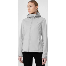 Dámska softshellová bunda NOSD4-SFD300 sivá - 4F XS