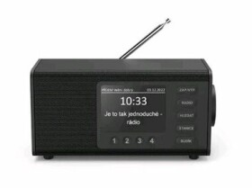 Hama DR1000 čierna / digitálne rádio / FM / DAB / DAB+ (54897-H)