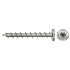 Fischer 574104 skrutky do drevotriesky 6 mm 40 mm TX Nerezová oceľ 100 ks; 574104