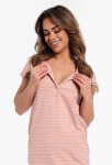 Košeľa Cornette 637/303 Nelly 2 kr/r S-2XL Růžová XXL