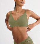 Dámska podprsenka Amourette N01 - GREEN - zelená 7855 - TRIUMPH Olive Gold 80C