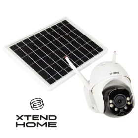 Xtend Home SO110 biela / Vonkajšia kamera 4G so solárnym nabíjaním / 1080p / 4mm / Wi-Fi / IP65 / IR 15m / Tuya CZ SK (XL-OKOSOLARGSM6)