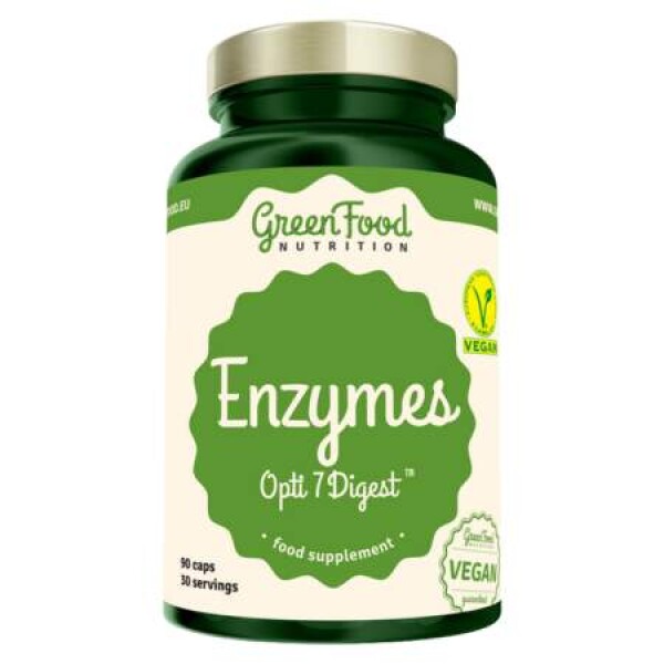 GREENFOOD Enzýmy opti 7 digest 90 kapsúl