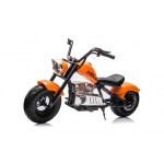 Mamido Detská elektrická motorka Chopper Warrior 36V oranžová