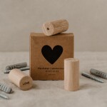 Eulenschnitt Drevené háčiky Oak Wood Hello Love - set 3 ks