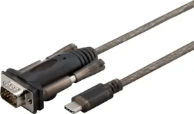 MicroConnect kábel USB-C (M) - RS232 (M) 1m čierna (USB3.1CRS232)