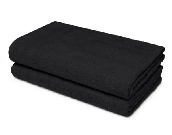 Osuška Miami 70x140 cm, čierna%