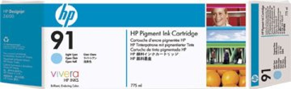 HP No.91 jasnoModrý, kapacita 775 C9470A