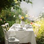 KÄHLER Porcelánový tanier Hammershøi Summer Forget me not 22 cm