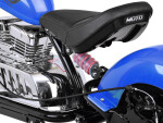 Mamido Detská elektrická motorka Chopper 24V modrá