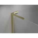 MEXEN/S - Mist L Duo sprchovací kút dvere krídlové 115 x 95, transparent, zlato 8A4L-115-095-50-00