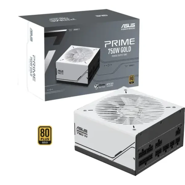 Asus Prime AP-750G biela / ATX / 750W / 80 PLUS Gold / 120 mm / modulárne (90YE00U1-B0NA00)