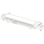 Molex vstavaná zásuvková lišta (štandardná) 787760001 1 ks; 787760001