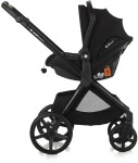 JANÉ Kočík kombinovaný Muum Pro 2 + korba Micro Pro 2 + autosedačka Koos i-size, Cold Black