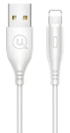 USAMS SJ266 U18 biela / Nabíjací a dátový kábel / Lightning / 1m / 2A (SJ266USB02)